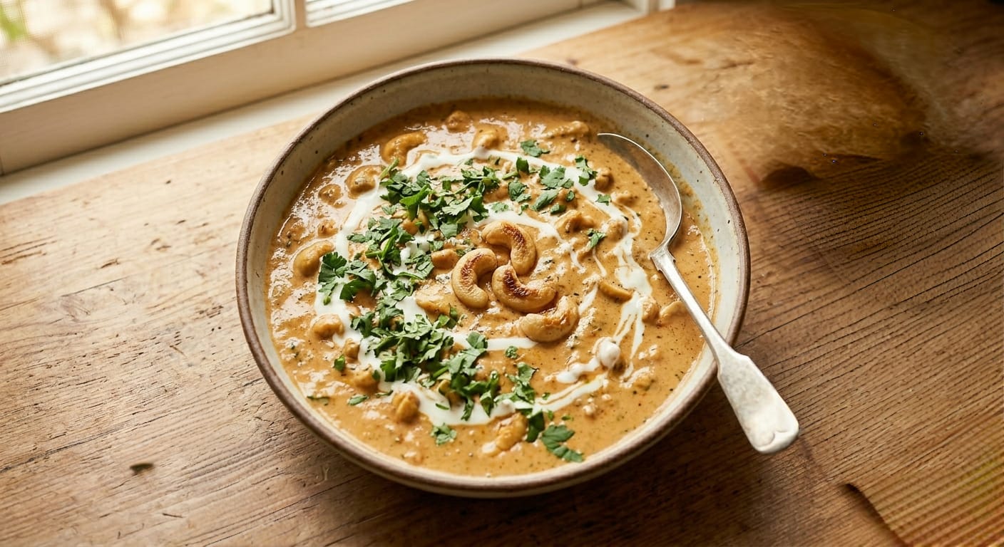 Kaju Sabji 10-Minute Delicious Creamy Cashew Curry