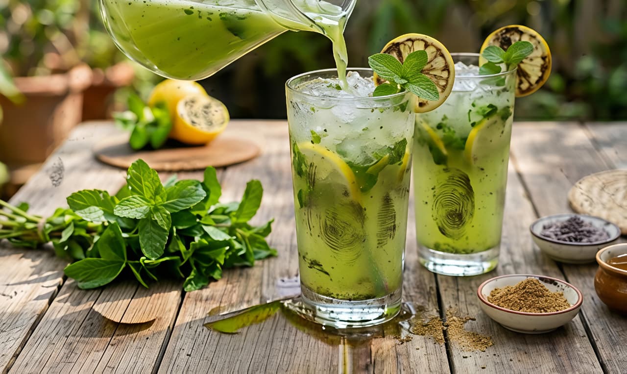 Pudina Juice 5-Minute Ultimate Refreshing Drink