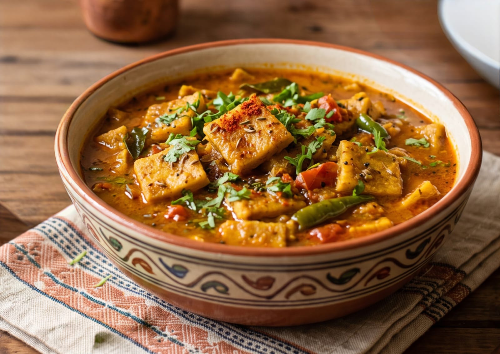 Dhokli nu Shaak Authentic 20-Minute Gujarati Dinner